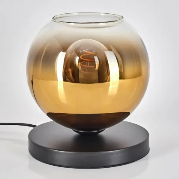 hofstein Koyoto Lampe à poser 20 cm Or, Clair, 1 lumière* Lampes En Verre