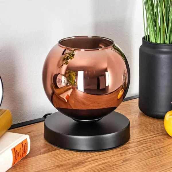 hofstein Koyoto Lampe à poser Noir, 1 lumière* Lampes En Verre