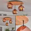 hofstein Koyoto Plafonnier, Boule lumineuse Écru, Noir, 3 lumières* Lampes Modernes