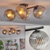 hofstein Koyoto Plafonnier, Boule lumineuse Clair, Fumé, 4 lumières* Lampes Modernes
