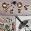 hofstein Koyoto Plafonnier, Boule lumineuse 80 cm Clair, Fumé, 6 lumières* Lampes Modernes