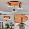 hofstein Koyoto Plafonnier, Boule lumineuse 40 cm Écru, Noir, 3 lumières* Lampes Modernes