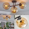 hofstein Koyoto Plafonnier, Boule lumineuse Ambre, 3 lumières* Lampes En Verre