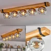 hofstein Koyoto Plafonnier, Boule lumineuse Écru, Noir, 5 lumières* Lampes Modernes