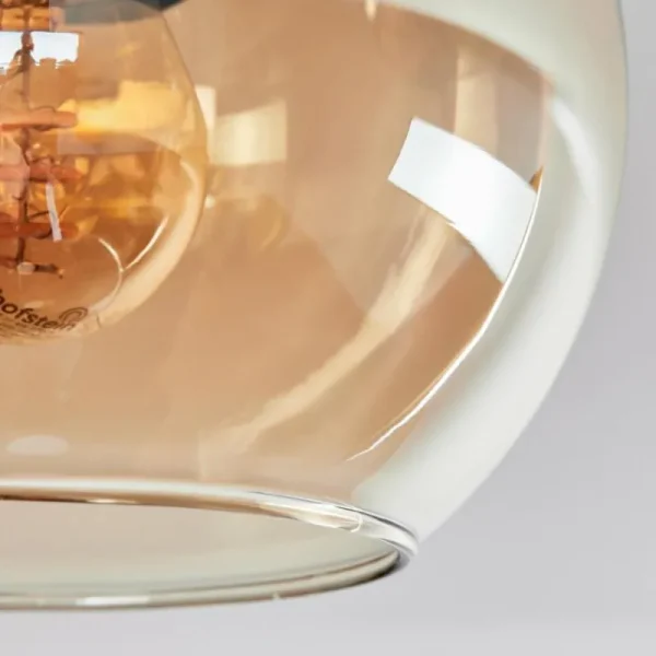 hofstein Koyoto Plafonnier, Boule lumineuse Écru, Noir, 3 lumières* Lampes Modernes