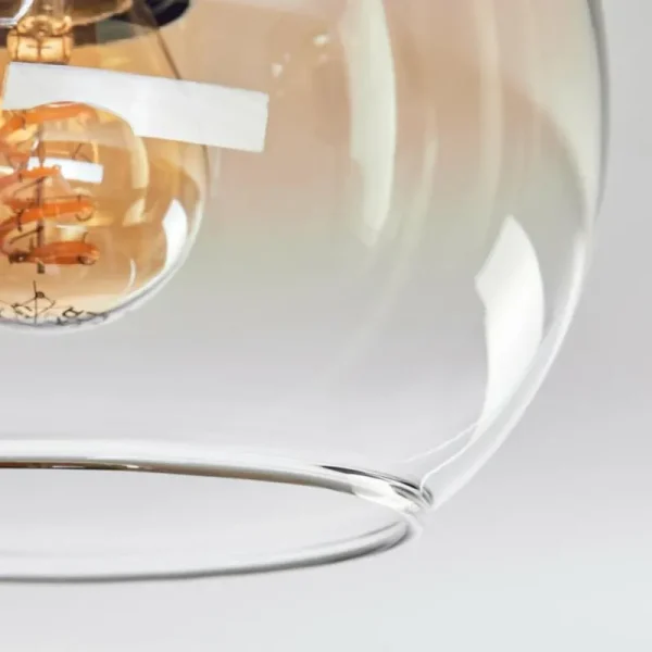 hofstein Koyoto Plafonnier, Boule lumineuse Écru, Noir, 3 lumières* Lampes Modernes