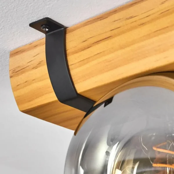 hofstein Koyoto Plafonnier, Boule lumineuse Écru, Noir, 5 lumières* Lampes Modernes