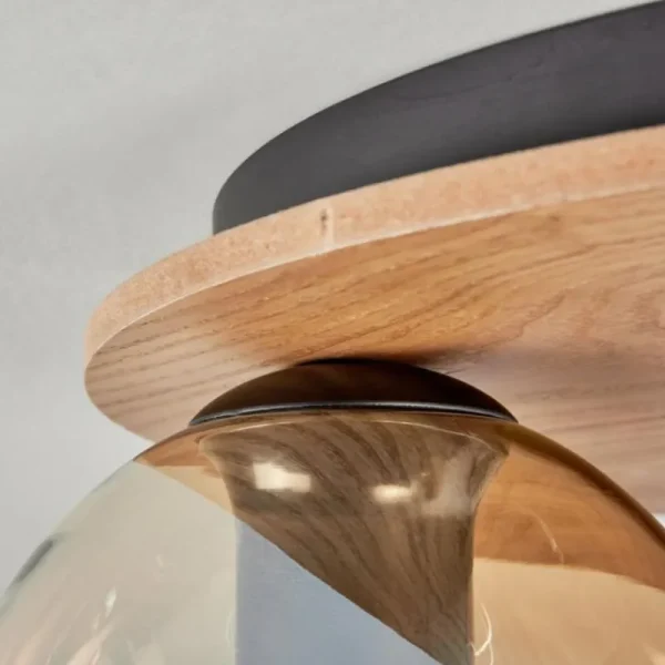hofstein Koyoto Plafonnier, Boule lumineuse Écru, Noir, 3 lumières* Lampes Modernes