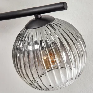 hofstein Koyoto Plafonnier, Boule lumineuse Clair, Fumé, 4 lumières* Lampes Modernes