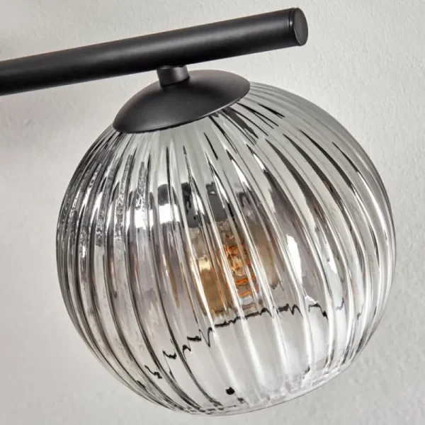 hofstein Koyoto Plafonnier, Boule lumineuse Clair, Fumé, 4 lumières* Lampes Modernes