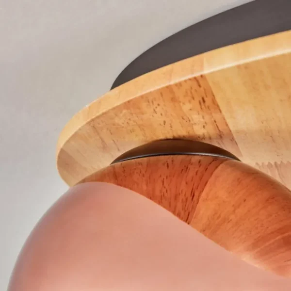 hofstein Koyoto Plafonnier, Boule lumineuse 40 cm Écru, Noir, 3 lumières* Lampes Modernes