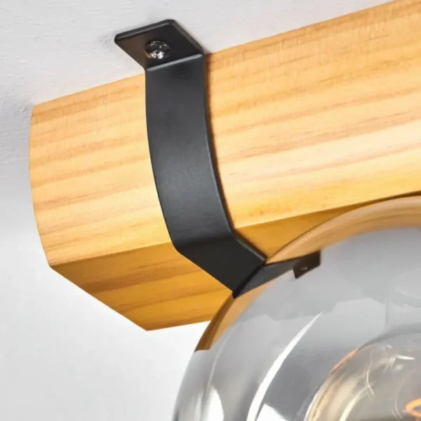 hofstein Koyoto Plafonnier, Boule lumineuse Écru, Noir, 1 lumière* Lampes Modernes