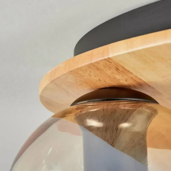 hofstein Koyoto Plafonnier, Boule lumineuse Écru, Noir, 3 lumières* Lampes Modernes