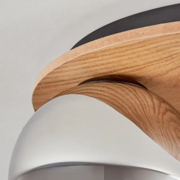 hofstein Koyoto Plafonnier, Boule lumineuse Écru, Noir, 3 lumières* Lampes Modernes