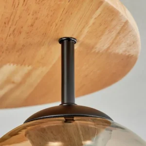 hofstein Koyoto Plafonnier, Boule lumineuse 40 cm Écru, Noir, 3 lumières* Lampes Modernes