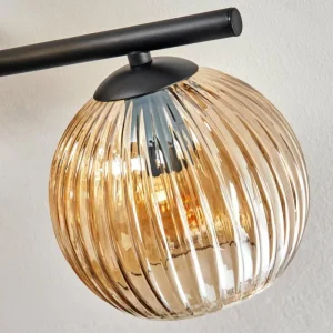 hofstein Koyoto Plafonnier, Boule lumineuse Ambre, 4 lumières* Lampes Modernes