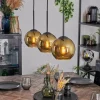 hofstein Koyoto Suspension, Boule lumineuse, Suspension Or, 3 lumières* Lampes En Verre