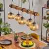 hofstein Koyoto Suspension, Boule lumineuse, Suspension Écru, Noir, 5 lumières* Lampes Modernes
