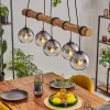 hofstein Koyoto Suspension, Boule lumineuse, Suspension Écru, Noir, 5 lumières* Lampes Modernes