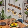 hofstein Koyoto Suspension, Boule lumineuse, Suspension Écru, Noir, 4 lumières* Lampes Modernes