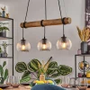 hofstein Koyoto Suspension, Boule lumineuse, Suspension Écru, Noir, 3 lumières* Lampes Modernes