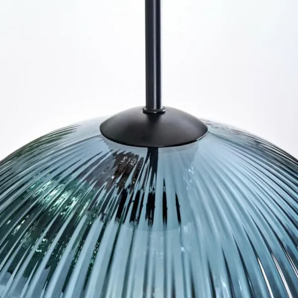 hofstein Koyoto Suspension, Boule lumineuse, Suspension, Suspension grappe Bleu, Vert, Cuivré, 3 lumières* Lampes Modernes