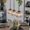 hofstein Koyoto Suspension, Boule lumineuse, Suspension Ambre, Clair, 3 lumières* Lampes Modernes