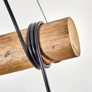 hofstein Koyoto Suspension, Boule lumineuse, Suspension Écru, Noir, 3 lumières* Lampes Modernes