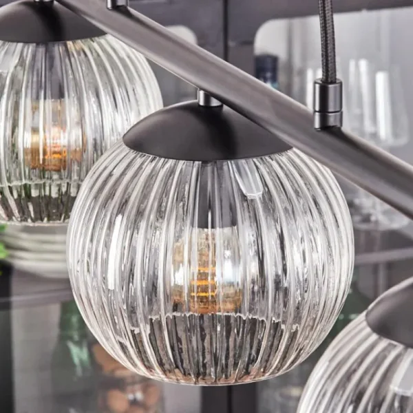 hofstein Koyoto Suspension, Boule lumineuse, Suspension Clair, 3 lumières* Lampes Modernes