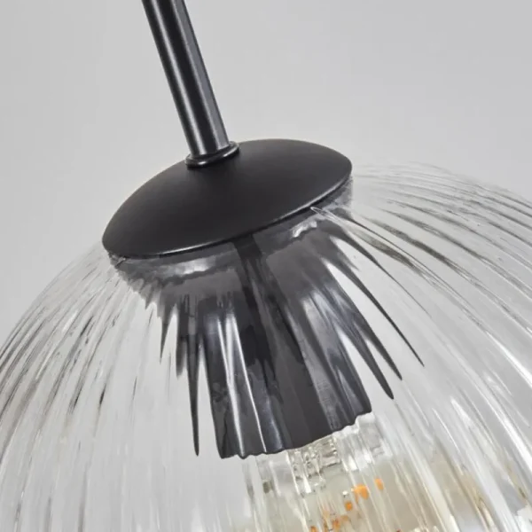 hofstein Koyoto Suspension, Boule lumineuse 35 cm Clair, 4 lumières* Lampes Modernes