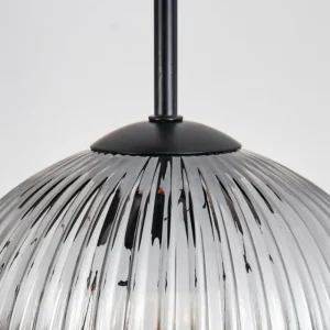 hofstein Koyoto Suspension, Boule lumineuse, Suspension, Suspension grappe Ambre, Clair, Fumé, 3 lumières* Lampes Modernes
