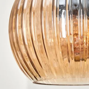 hofstein Koyoto Suspension, Boule lumineuse, Suspension Écru, Noir, 5 lumières* Lampes Modernes