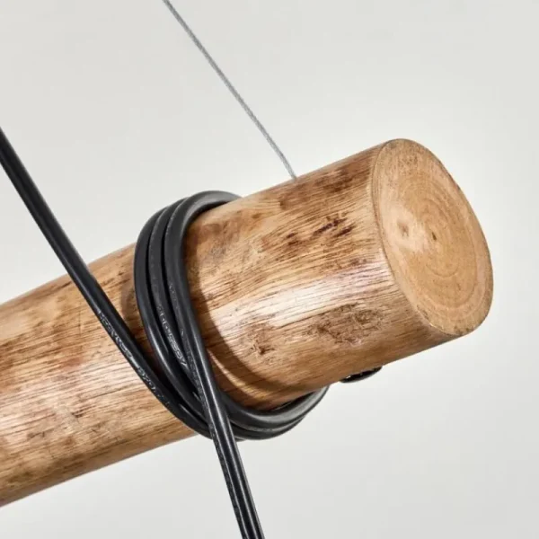 hofstein Koyoto Suspension, Boule lumineuse, Suspension Écru, Noir, 5 lumières* Lampes Modernes