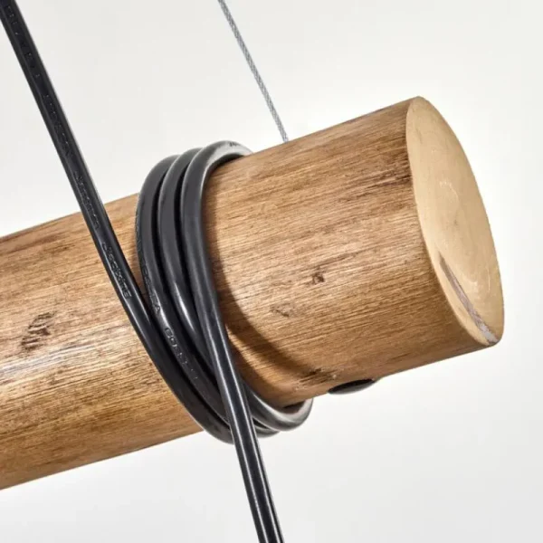 hofstein Koyoto Suspension, Boule lumineuse, Suspension Écru, Noir, 3 lumières* Lampes Modernes
