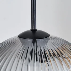 hofstein Koyoto Suspension, Boule lumineuse, Suspension, Suspension grappe Noir, 3 lumières* Lampes Modernes