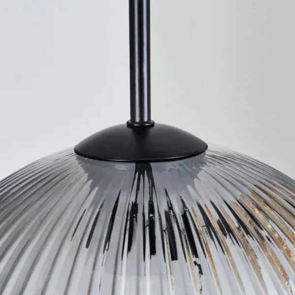 hofstein Koyoto Suspension, Boule lumineuse, Suspension, Suspension grappe Noir, 3 lumières* Lampes Modernes