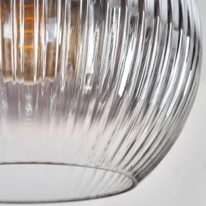 hofstein Koyoto Suspension, Boule lumineuse, Suspension 30 cm Noir, 3 lumières* Lampes Modernes