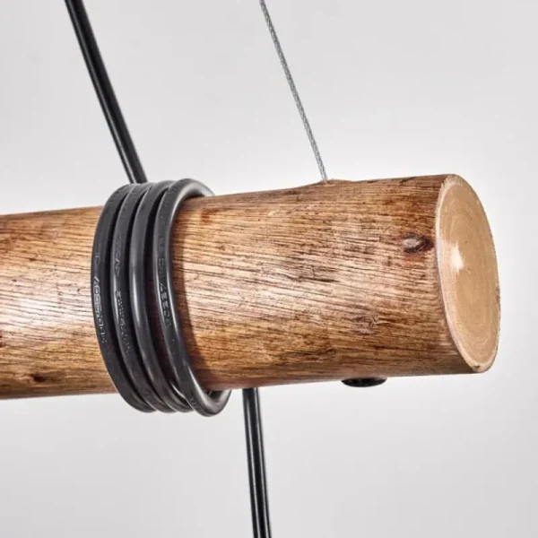 hofstein Koyoto Suspension, Boule lumineuse, Suspension Écru, Noir, 4 lumières* Lampes Modernes
