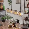 hofstein Koyoto Suspension Noir, 4 lumières* Lampes En Verre