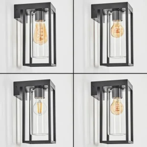 hofstein Lagarelhos Luminaire extérieur, Lampe murale d´extérieur Noir, 1 lumière* Lampes Modernes