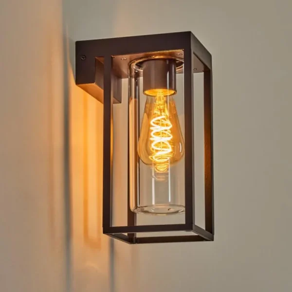 hofstein Lagarelhos Luminaire extérieur, Lampe murale d´extérieur Noir, 1 lumière* Lampes Modernes