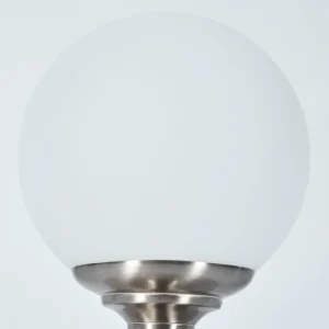 hofstein Lakolk Lampe à poser LED Nickel mat, 1 lumière* Lampes Modernes