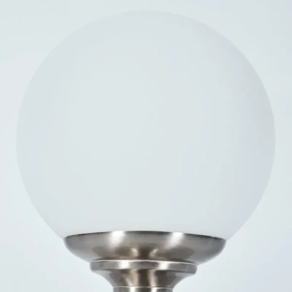 hofstein Lakolk Lampe à poser LED Nickel mat, 1 lumière* Lampes Modernes