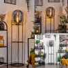 hofstein Lampadaire Arieux Noir, 1 lumière* Lampes En Verre