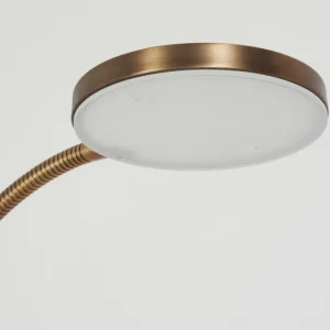 hofstein Lampadaire Haltia LED Bronze, 1 lumière* Lampes En Verre