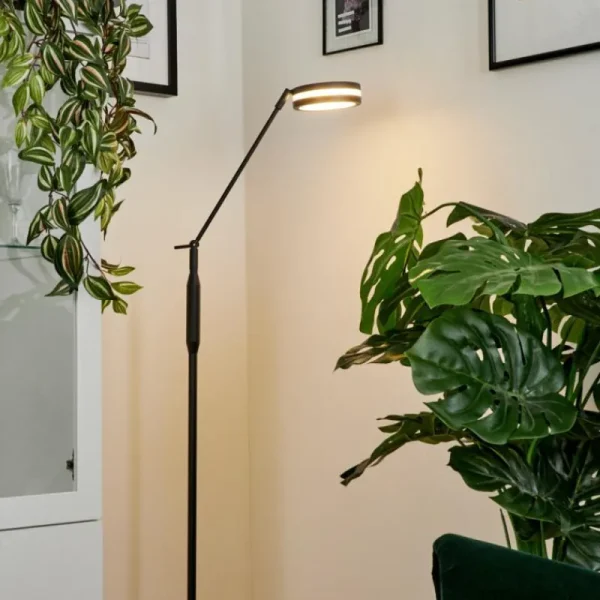 hofstein Lampadaire Huallilemu LED Anthracite, 1 lumière* Lampes Modernes