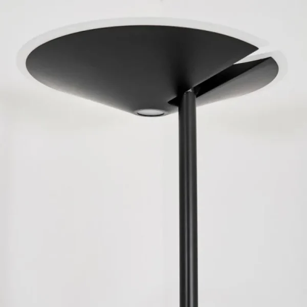 hofstein Lampadaire à vasque Choupico LED Noir, 2 lumières* Lampes Modernes