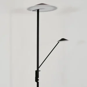 hofstein Lampadaire à vasque Choupico LED Noir, 2 lumières* Lampes Modernes