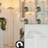 hofstein Lampadaire à vasque Janze LED Blanc, 2 lumières* Lampes Modernes