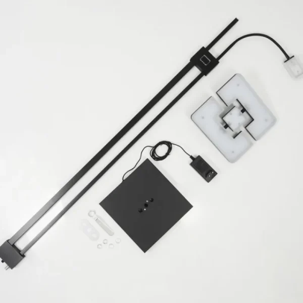 hofstein Lampadaire à vasque Janze LED Noir, 2 lumières* Lampes Modernes